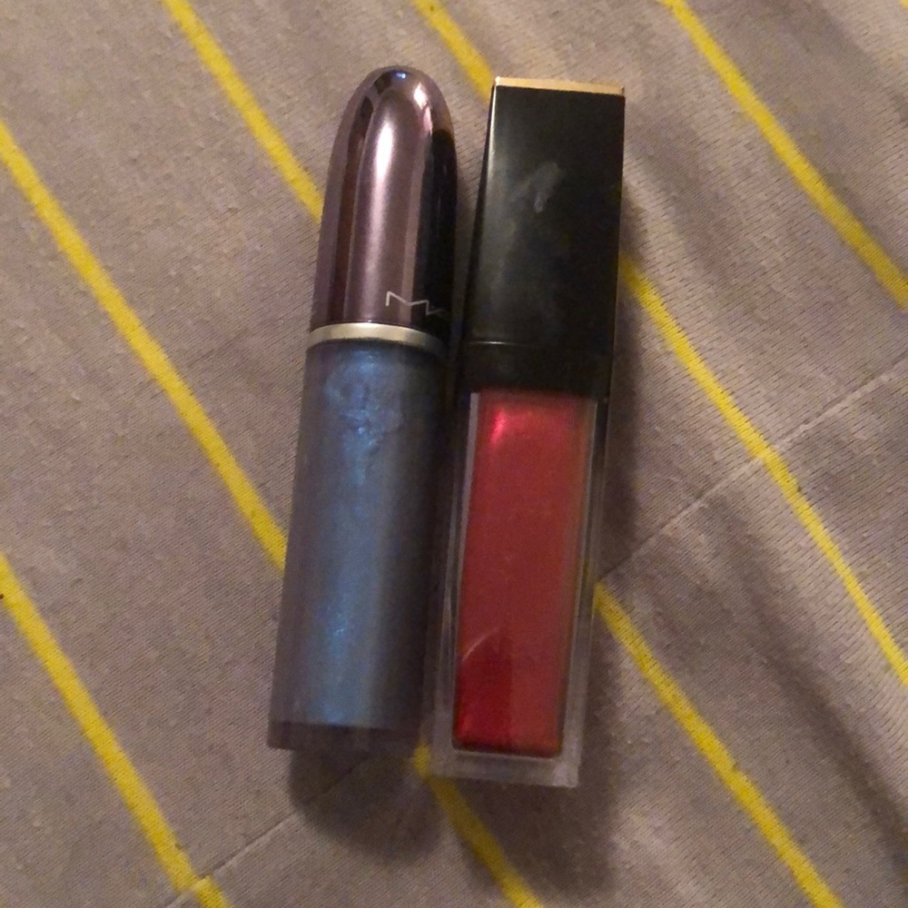 Mac and Estée Lauder full size lip glosses